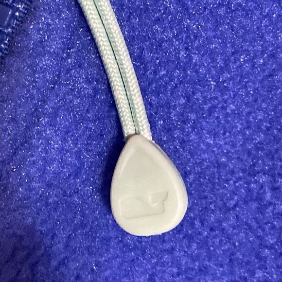 Vineyard Vines Blue and Mint Green Full Zip Fleece Vest Women Size Medium EUC - Picture 7 of 12